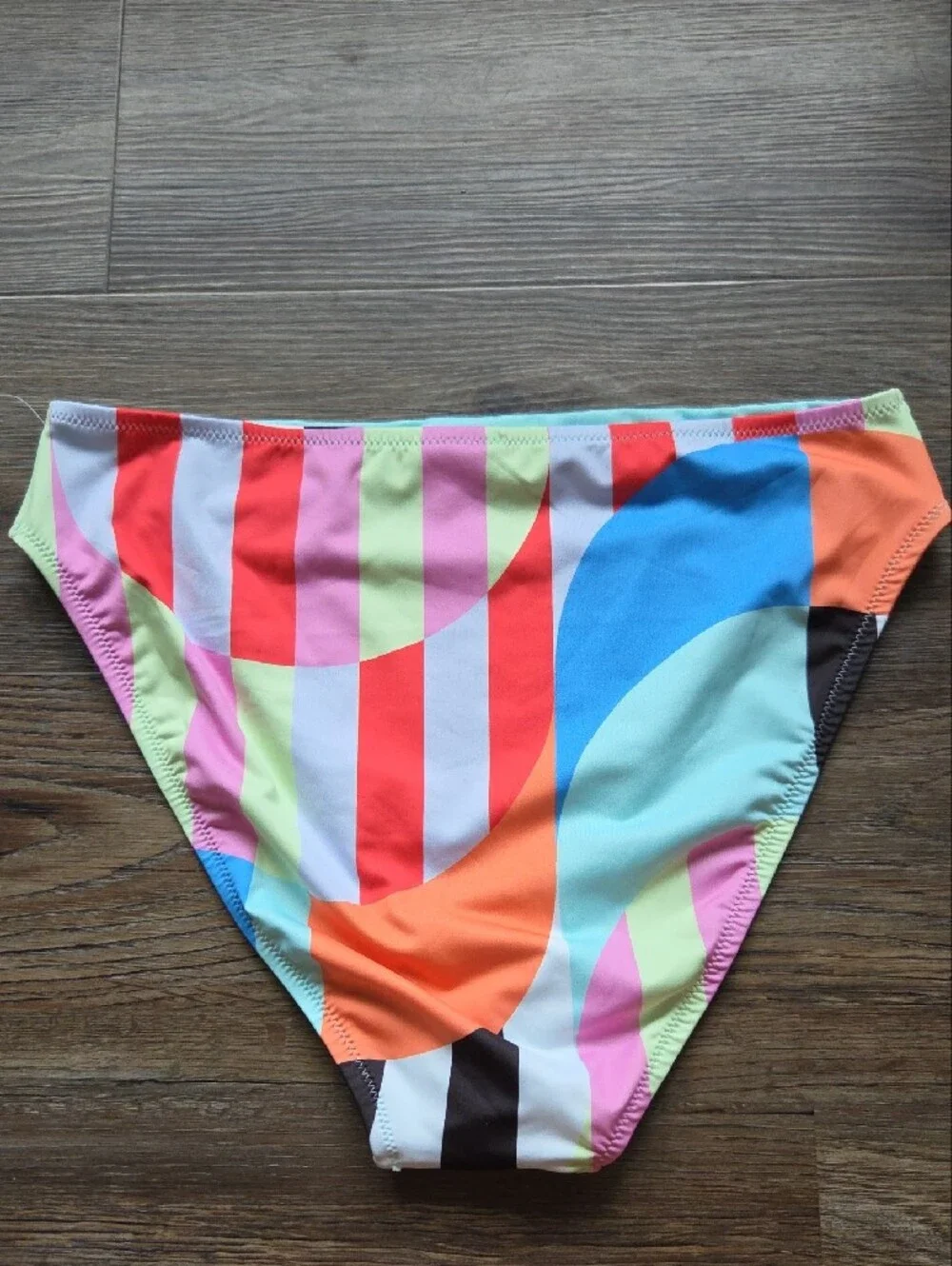 Nwot Sanctuary Women’s Multicolor Geometric Bikini Bottom Size Large
